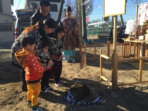 三郷市O様邸地鎮祭4