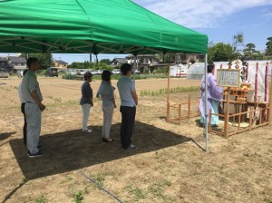 春日部市M様邸地鎮祭1