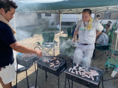 足立区S様邸引っ越し祝いバーベキュー (2)