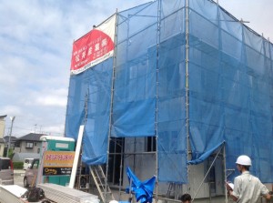 【埼玉県吉川市】デザインモダンキューブ新築工事 (1)