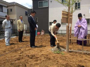 三郷市Y様邸地鎮祭1