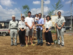 三郷市S様邸地鎮祭