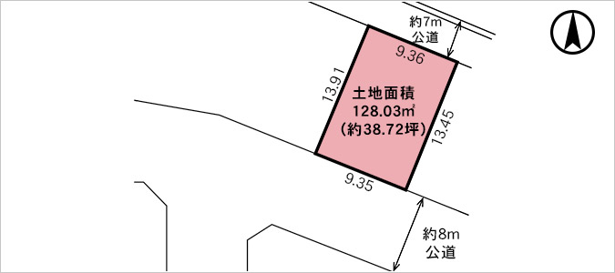 埼玉県川口市石神海道西1街区4画地おすすめ売土地2200万円38.72坪