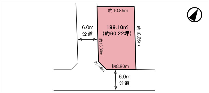 埼玉県吉川市吉川の売土地199.10㎡(約60.22坪)2,480万円!!