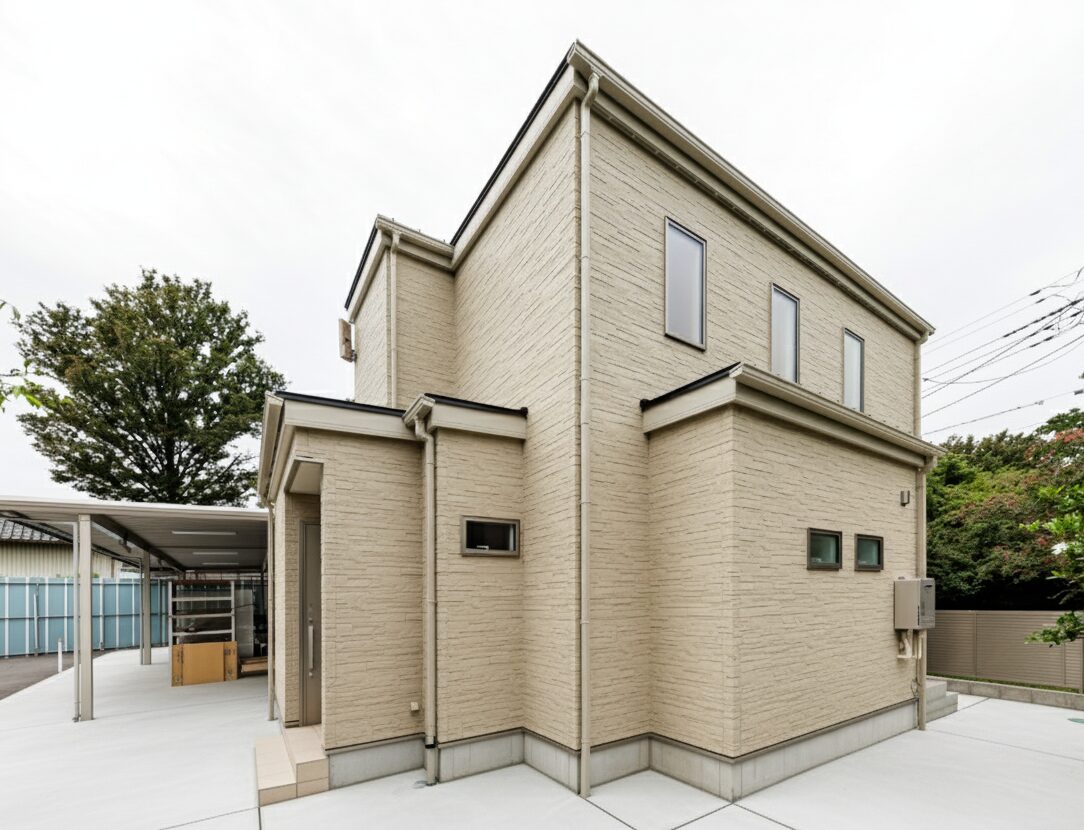 明るいLDKと個性が光るアクセント。家族が繋がるシンプルモダン住宅