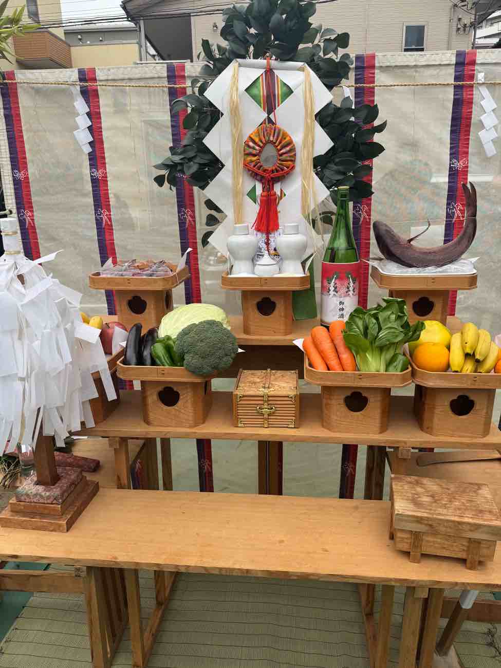 【埼玉県戸田市】家づくりの第一歩！戸田市にてN様邸注文住宅新築工事の地鎮祭を行いました。