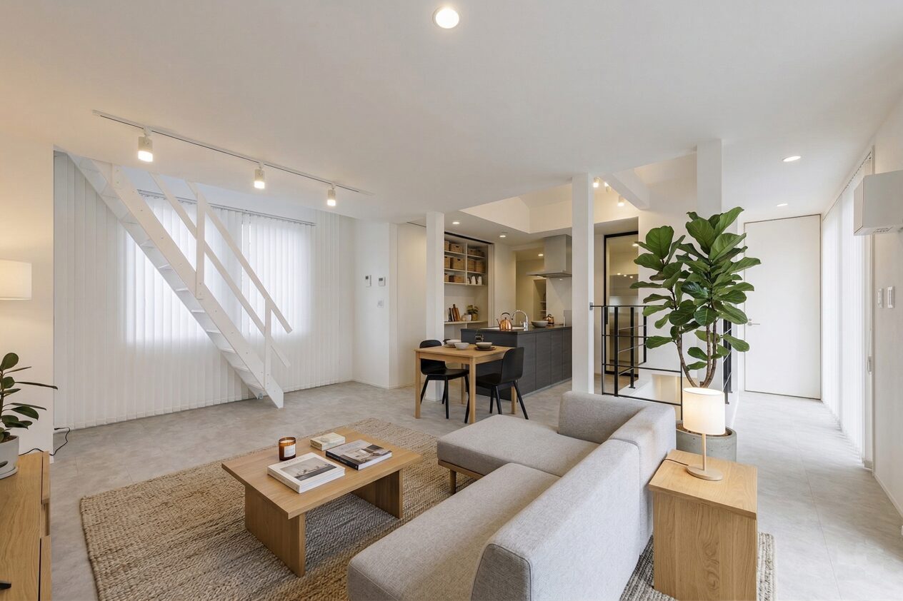 開放感と収益性を両立した、デザイン住宅の極み