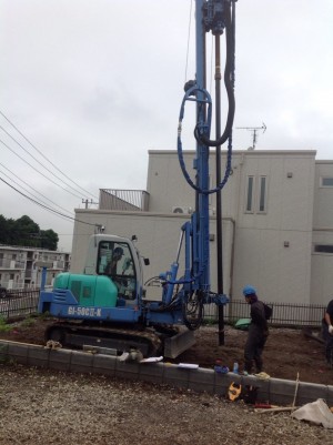 【埼玉県川口市】I様邸鋼管杭工事 (3)