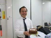 先日は住宅部の山田部長の誕生日でした。