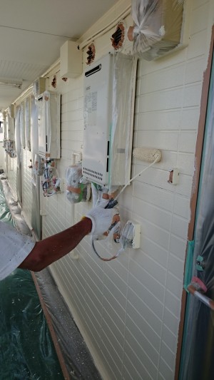 【埼玉県三郷市】エムタウンハイツ2様塗装工事 (2)