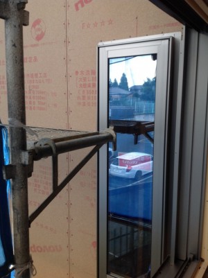 【川口市】I様邸サッシドア搬入取付 (2)