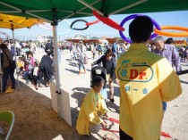 【吉川市】第3回美南祭りに参加いたしました。風船をつかったバルーンアートは子ども達に人気がありました。