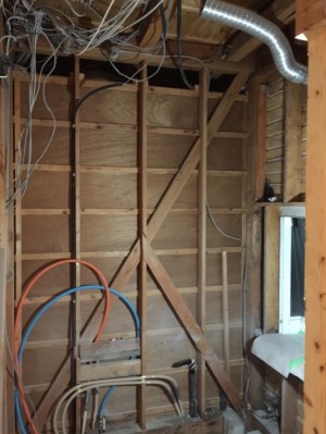 【埼玉県三郷市】I様ユニットバス交換工事解体中