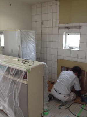 【埼玉県三郷市】I様キッチン交換工事