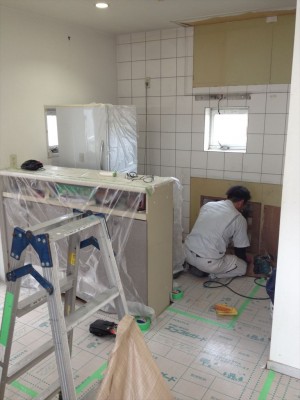 【埼玉県三郷市】I様キッチン交換工事