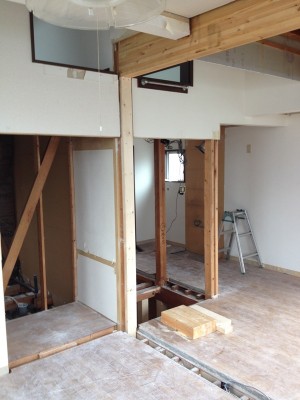I様内部改修工事解体 (4)
