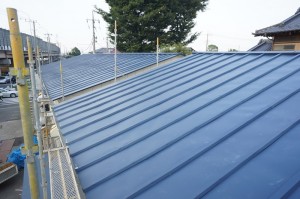 【三郷市】K様倉庫カバー工法による改修工事 (1)