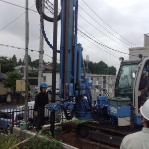 【埼玉県川口市】I様邸鋼管杭工事 (5)