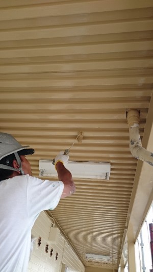 【三郷市】エムタウンハイツ天井中塗り上塗り (3)