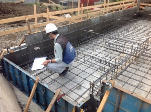 【川口市】I様邸JIOによる配筋検査 (1)