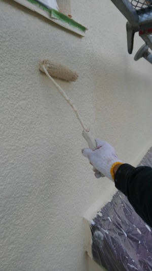 【埼玉県吉川市】K様邸外壁塗装工事壁塗装応じ (2)