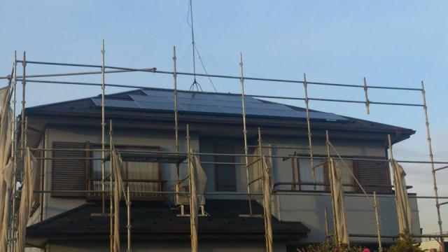 三郷市にて太陽光発電とエコキュートの設置工事を行いました！