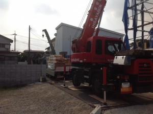 【川口市】I様邸注文住宅新築工事上棟 (1)