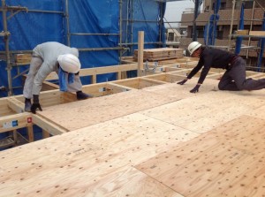 【川口市】I様邸注文住宅新築工事上棟 (4)