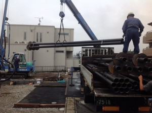 【埼玉県川口市】I様邸鋼管杭工事 (1)