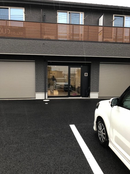 ガレージが店舗に改造されました。松井産業