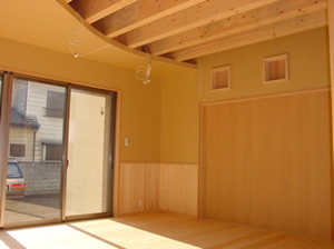 S様邸こだわりの天井