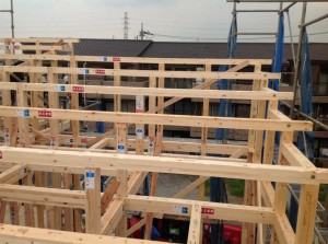 【川口市】I様邸上棟 (1)