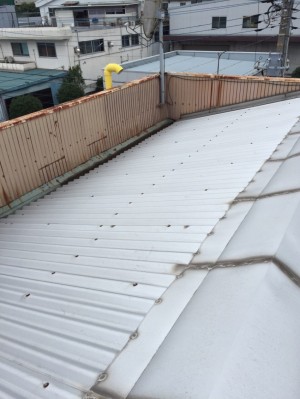 【埼玉県八潮市】A様工場屋根ガイナ塗装 (7)
