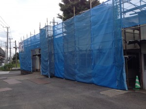 【三郷市】K様倉庫足場 (1)