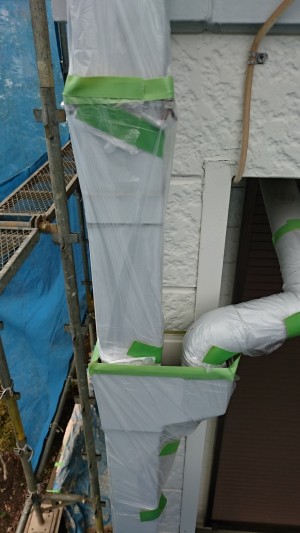 【三郷市】S様アパート養生 (2)