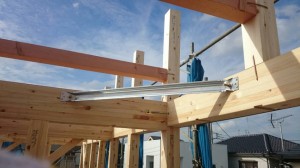 【吉川市】デザイン住宅建て方工事 (5)