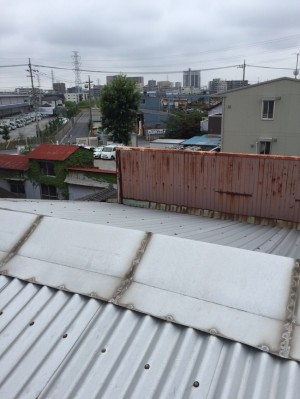 【埼玉県八潮市】A様工場屋根ガイナ塗装 (8)
