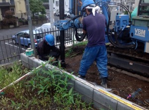 【埼玉県川口市】I様邸鋼管杭工事 (4)