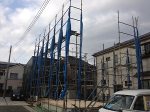 【吉川市】O様先行足場