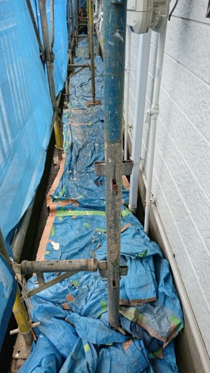 【三郷市】S様アパート養生 (1)