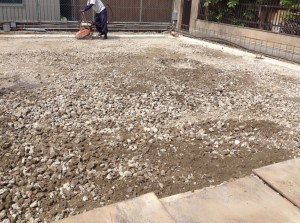 【三郷市K様】転圧 (1)