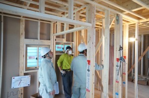 埼玉県川口市Ｈ様邸イシンホーム注文住宅新築工事現場にて安全パトロール