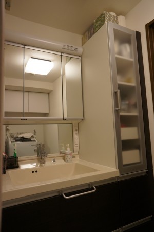 【三郷市】I様マンション洗面台交換