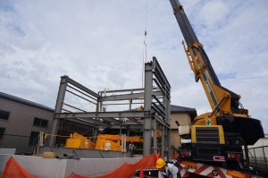 【三郷市】K様鉄骨建て方