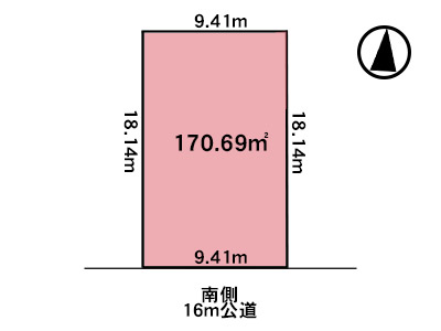 埼玉県吉川市美南の売土地170.69㎡2480万円
