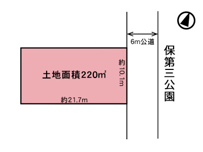 埼玉県吉川市保の売土地220㎡2680万円