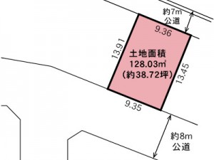 埼玉県川口市石神海道西1街区4画地おすすめ売土地2200万円38.72坪